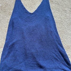 Navy Blue Halter Top
